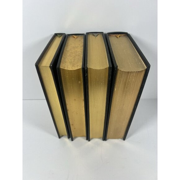 Lot Of 4 Franklin Library Full Leather Books Vintage Decor Collectible Hardcover - Picture 4 of 6